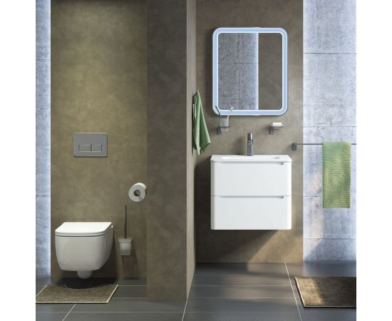 Смеситель для умывальника с инновационным управлением IDDIS Slide Push Control, графит SLIGMBTi01 – изображение 5