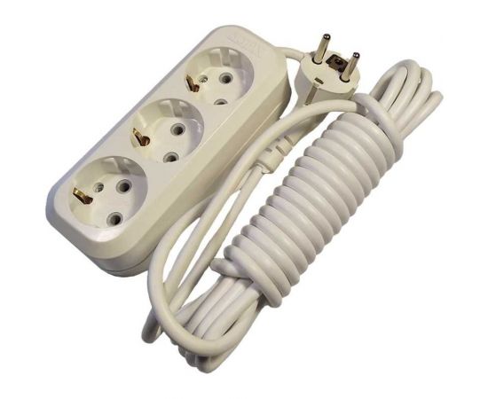 Сетевой удлинитель V.I.-TOK у3-е 3м (ПВС 3x1) 31003л 