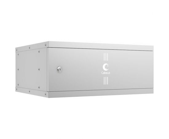 Телекоммуникационный настенный шкаф Cabeus 19"" 4U, серия LIGHT разборный, цвет серый WSC-05D-4U55/45m 