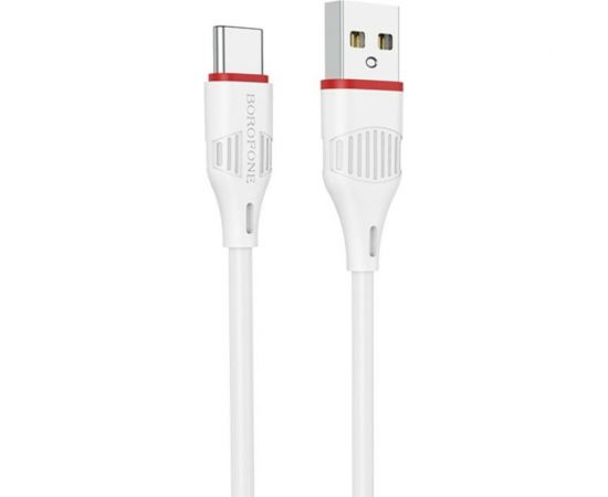 USB-кабель Borofone BX51 AM-Type-C 1 метр, 3А пластик, белый 23752-BX51tW 