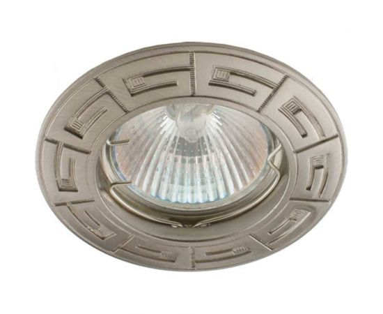 Стационарный литой светильник Светкомплект DS09 SN с орнаментом сатин-никель DS09SN 