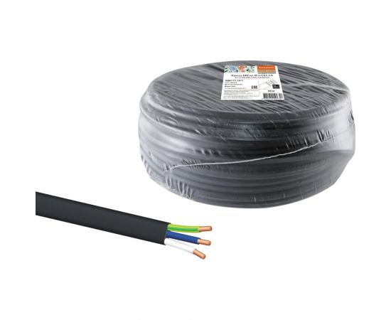 Провод TDM ВВГмб-П нгА-LS 3х1,5 220/380 50м Народный SQ0117-1311 