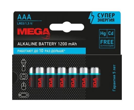 Батарейки ProMega ааа мизинчиковые, 40 штук в упаковке 1420751 