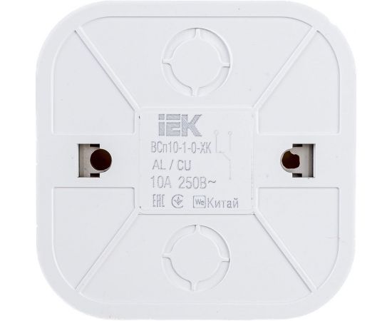 Выключатель IEK ВСп10-1-0-ХК 1-кл. проход. о/у 10А GLORY кремовый EVH12-K33-10 – изображение 3