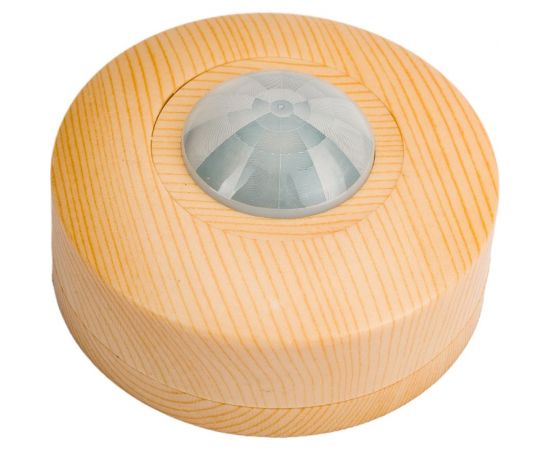 Датчик движения TDM ДДП-03С ""ЭКО"" 1200Вт, 10-900с, 6м, 3+Лк, 120 сбоку+360 сверху градусов, IP33, сосна SQ0324-0043 – изображение 5