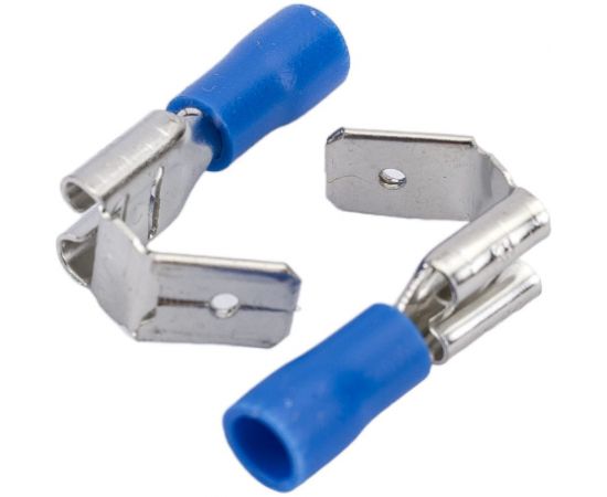 Плоский изолированный ответвительный разъем TDM РпИо 2,5-7-0,8 синий 100 шт SQ0522-0002 – изображение 4