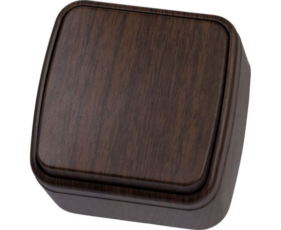 Выключатель TDM 1-кл. открытой установки IP20 10А, венге ""Дача"" Народная SQ1824-0041 – изображение 3