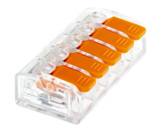 Соединительные монтажные клеммы duwi с рычажком прозрачные СМК 223-415 25мм2 50 шт. 26748 5 – изображение 12