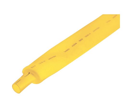 Термоусадочная трубка REXANT ТУТнг 25.0/12.5 мм, 1м, 10 шт, желтая 22-5002 – изображение 2