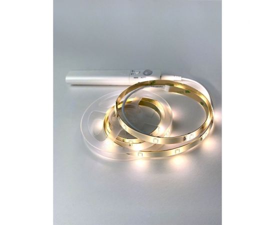 Подсветка для шкафов ГЕЛЕОС H1 на батарейки 4xAAA, теплый свет, лента 1м, LED-H1 – изображение 2