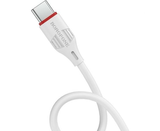 USB-кабель Borofone BX51 AM-Type-C 1 метр, 3А пластик, белый 23752-BX51tW – изображение 4