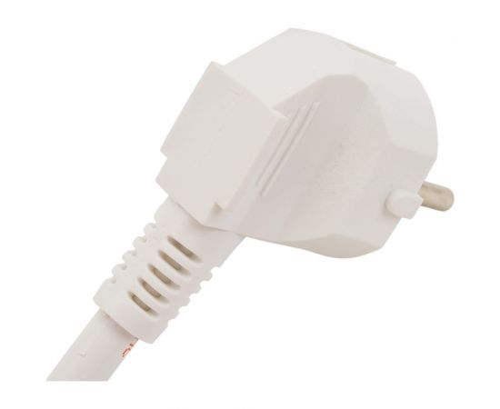 Сетевой шнур СПб УПП-5 с вилкой, ПВС, 3x1,5-81, белый, 2,0 м 99928433 – изображение 3