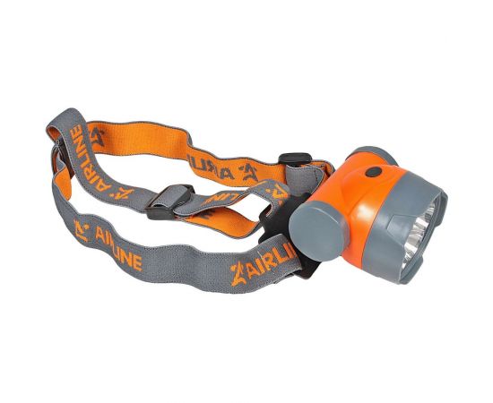 Налобный фонарь AIRLINE на батарейках LEDx7 большой AEBK003 – изображение 3
