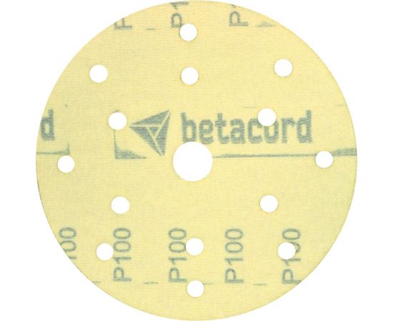 Материал абразивный в кругах 150 мм, 15 отверстий, на бумажной основе, Р100 BETACORD 100.0100 – изображение 2