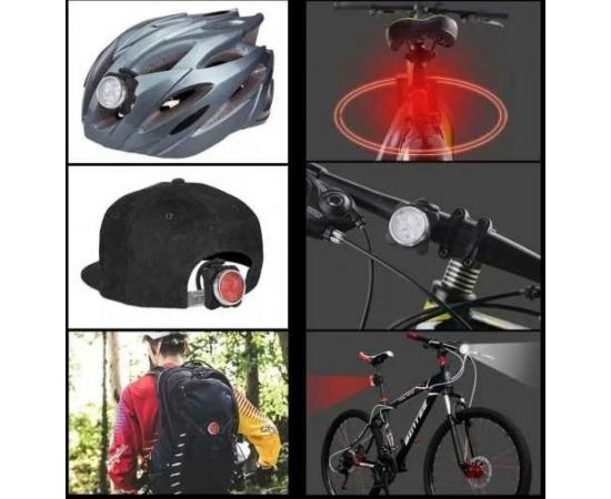 Велосипедный подзаряжаемый фонарик ZDK по USB YJ008-10 – изображение 2