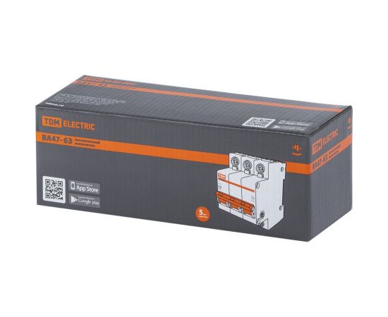 Автоматический выключатель TDM ВА47-63 3Р 32А 4,5кА х-ка B SQ0218-0058 – изображение 4