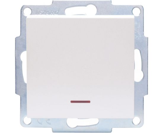 Выключатель Lezard VESNA с подсветкой жемчужно-белый перламутр 742-3088-111 