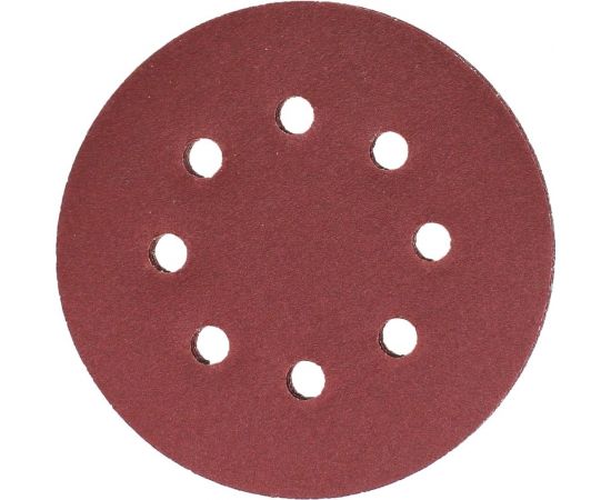 Круг абразивный шлифовальный под липучку с перфорацией 125 мм, Р280, 5 шт On 19-05-050 