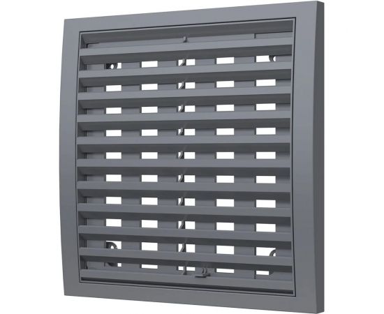 Решетка вентиляционная РРПН разъемная регулируемая 150х150 мм ASA Gray ERA 88-038 