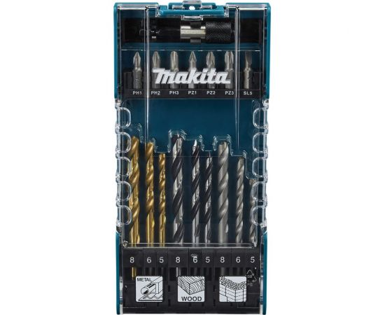 Набор сверл и бит 17 шт Makita D-74887 