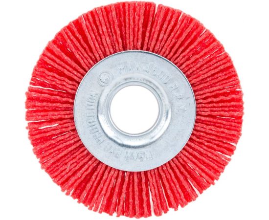 Корщетка-колесо нейлоновая Профи 100х22.2 мм FIT 38793 