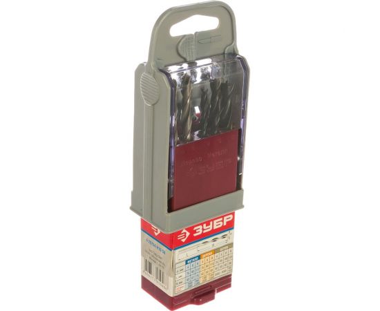 Набор сверл комбинированный (10 шт.) в супер боксе Зубр 4-29704-H10-SB – изображение 2