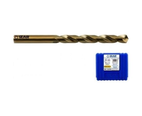 Сверло по металлу HSS-Co тип 1016 5 мм, DIN338, 10 шт IZAR 9396 – изображение 2