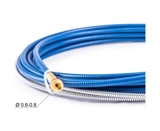 Канал направляющий (5 м; 0.6-0.8 мм; сталь; синий) Foxweld 3306 – изображение 2