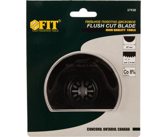 Полотно пильное для МФИ (87 мм) FIT 37930 – изображение 2