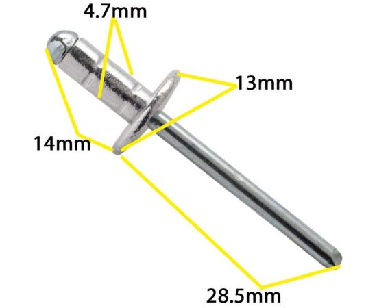 Автокрепеж металлический 10 шт Крепавто M2243 – изображение 2