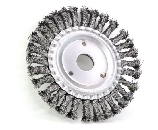 Щетка дисковая жгутовая 150x13x22.2 мм, ворс сталь 0.5 мм EuroBrush 13-013 EB-DST5L – изображение 6