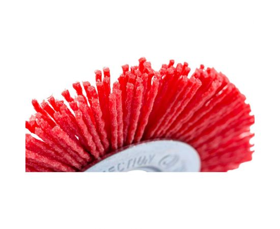 Корщетка-колесо нейлоновая Профи 100х22.2 мм FIT 38793 – изображение 2