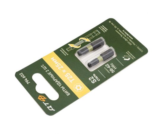 Бита ударная с отверстием (2 шт; ТH25х25 мм; 1/4"") Дело Техники 794602 – изображение 7