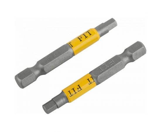 Биты кованые Профи односторонние (2 шт; Н4; 50 мм; сталь S2) FIT 57520 – изображение 4