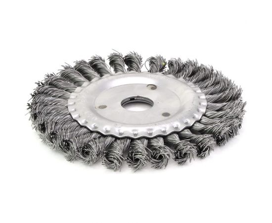 Щетка дисковая жгутовая 150x13x22.2 мм, ворс сталь 0.5 мм EuroBrush 13-013 EB-DST5L – изображение 4