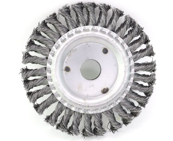 Щетка дисковая жгутовая 150x13x22.2 мм, ворс сталь 0.5 мм EuroBrush 13-013 EB-DST5L – изображение 3