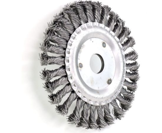 Щетка дисковая жгутовая 150x13x22.2 мм, ворс сталь 0.5 мм EuroBrush 13-013 EB-DST5L – изображение 2