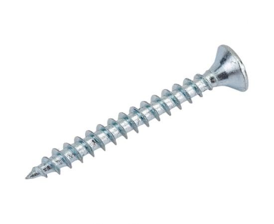 Шуруп крепежная техника белый цинк, 4,5x40 30 шт. 11351 