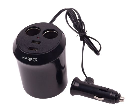 Автомобильный разветвитель прикуривателя HARPER DP-186 H00001344 