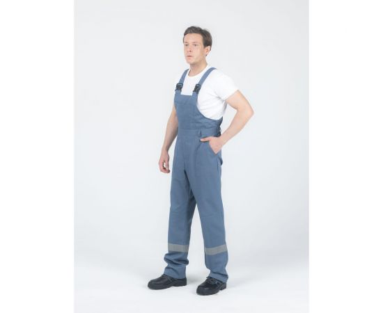 Мужской летний костюм с полукомбинезоном ООО ТД Пермодежда, серый, 96-100, 158-164 арт.864.865.4-1 – изображение 3