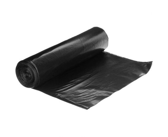 Мешки для мусора ПВД Практичные (360 л, 40 мкм, 5 шт, черные, 120x160 см) ООО Комус 1723118 – изображение 4