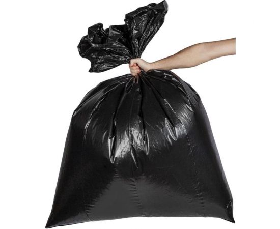 Мешки для мусора ПВД Практичные (360 л, 40 мкм, 5 шт, черные, 120x160 см) ООО Комус 1723118 – изображение 3