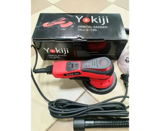 Ручная шлифовальная машинка YOKIJI 220V/50Hz без мешка для пыли YKJ-2-150-50 – изображение 2