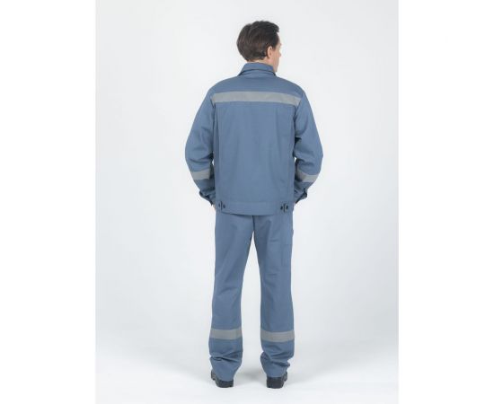 Мужской летний костюм с полукомбинезоном ООО ТД Пермодежда, серый, 96-100, 158-164 арт.864.865.4-1 – изображение 2