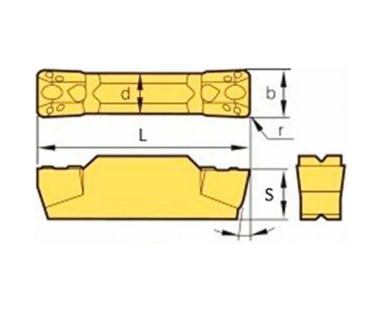 Пластина отрезная MGMN400-T по нержавейке упаковка 10 шт HARDSTONE 4603312182561 – изображение 2