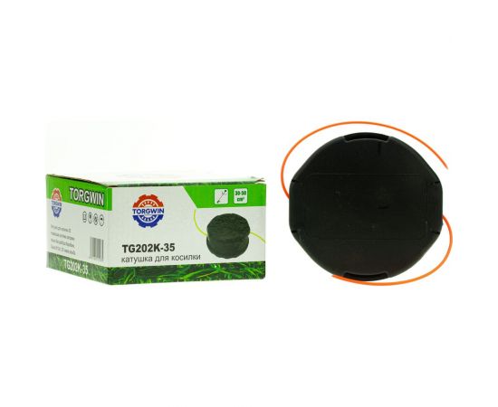 Катушка (головка) для триммера полуавтоматическая типа Husquarna S35 гайка М10x1.25 левая резьба TORGWIN TG202K-35 – изображение 5