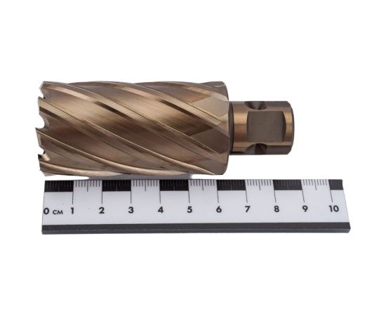 Сверло корончатое (33х55 мм; Weldon 19) LENZ LZHM-033 – изображение 2