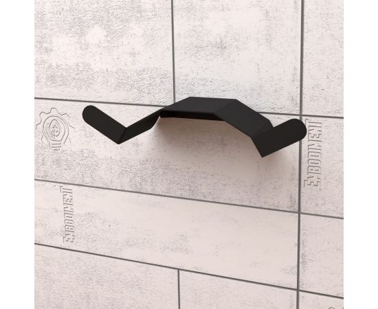 Держатель-органайзер для садового шланга EMBODIMENT настенный, черный EMB-WOH-U-B – изображение 3