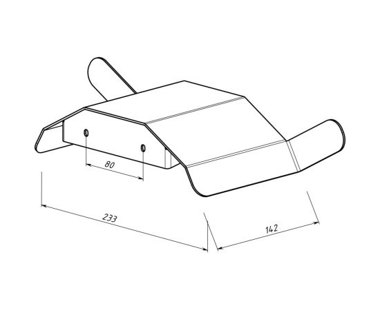 Держатель-органайзер для садового шланга EMBODIMENT настенный, черный EMB-WOH-U-B – изображение 2