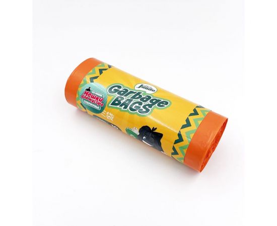 Мешки для мусора без завязок Strong bag оранжевые, 120 литров, 10 шт Jundo 4640050731200 